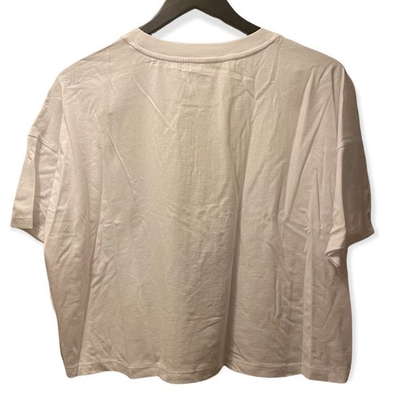 🆕 Calvin Klein Performance Multi Colour Logo Slight Crop Waisted Tee - Picture 6 of 7